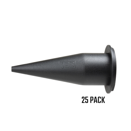 JES INNOVATIONS Cone Nozzle for Sausage and Bulk Caulk Guns, 25-pk SD-BCNOZZLE-25PK